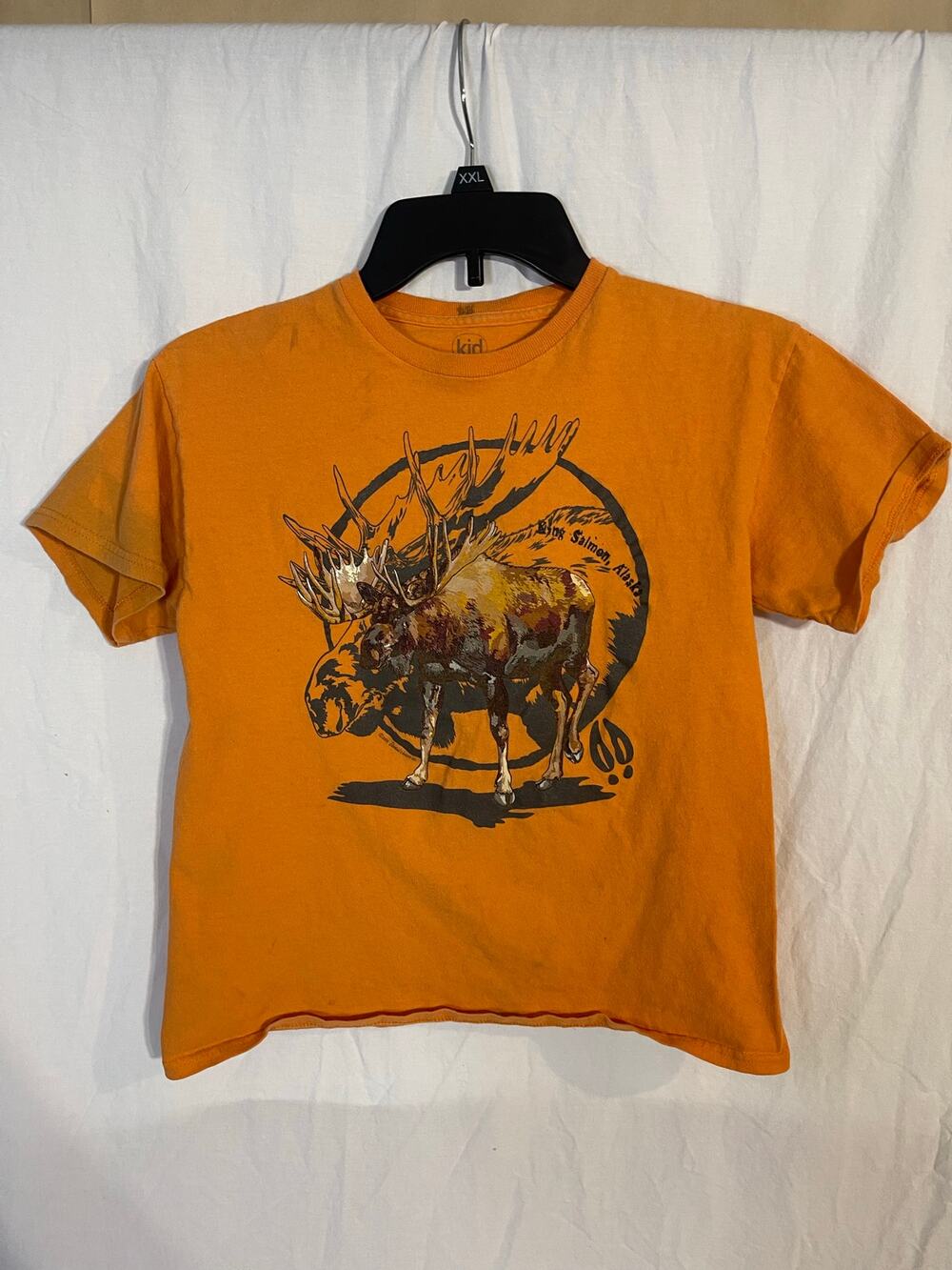 Alaska moose boys medium tshirt